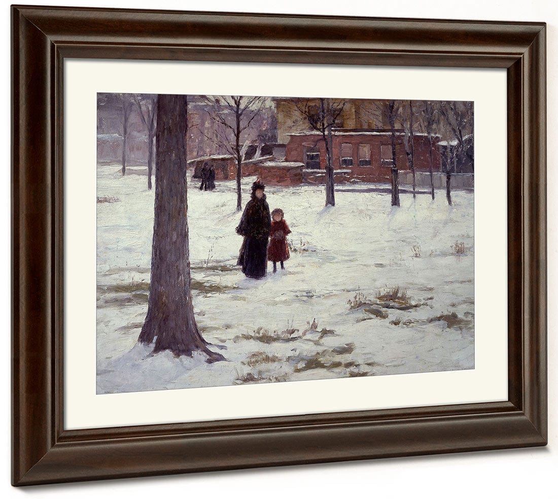 16Th Street, Indianapolis (Winter Morning) By Theodore Clement Steele - Image 3