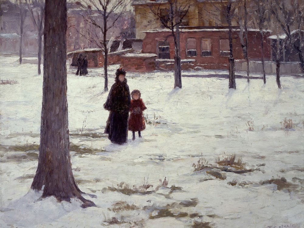 16Th Street, Indianapolis (Winter Morning) By Theodore Clement Steele - Image 5