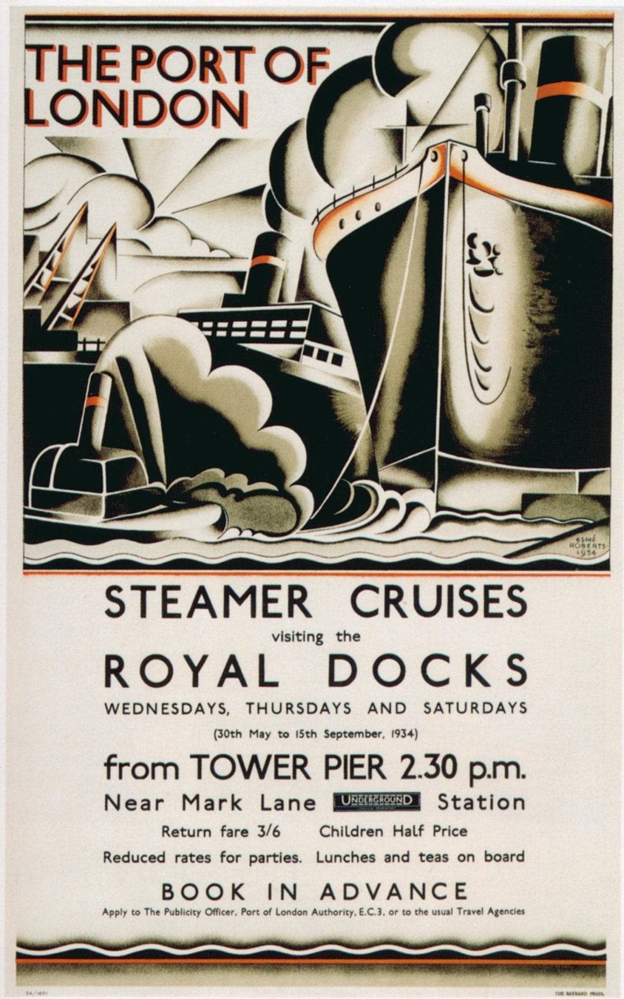 1934 Steamer Cruises underground - Image 3