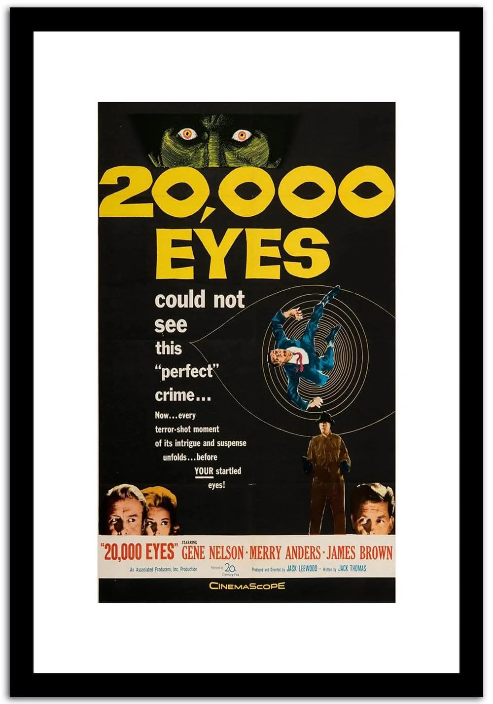 20000 Eyes Vintage Poster