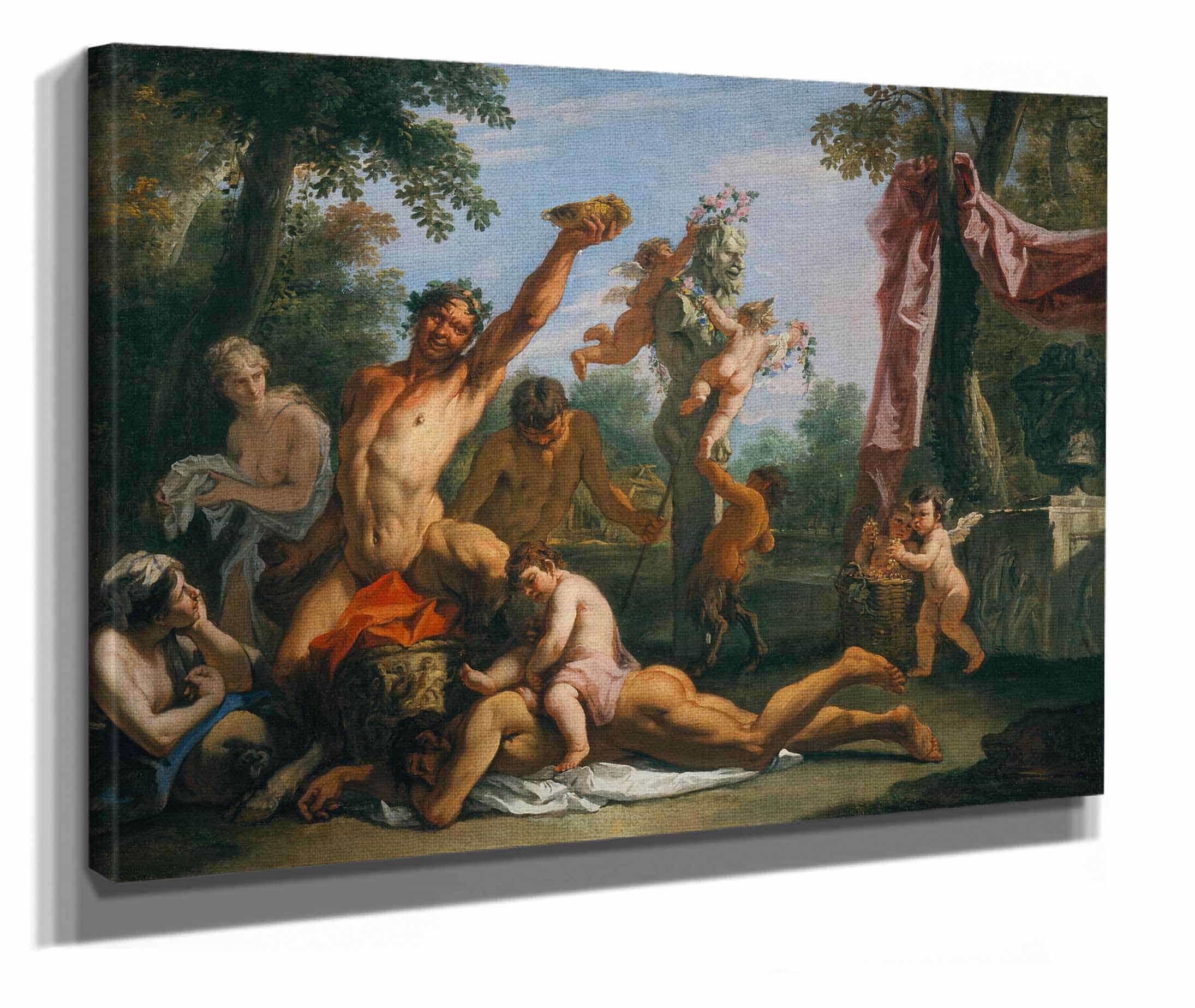 A Bacchanal by Sebastiano Ricci - Image 2