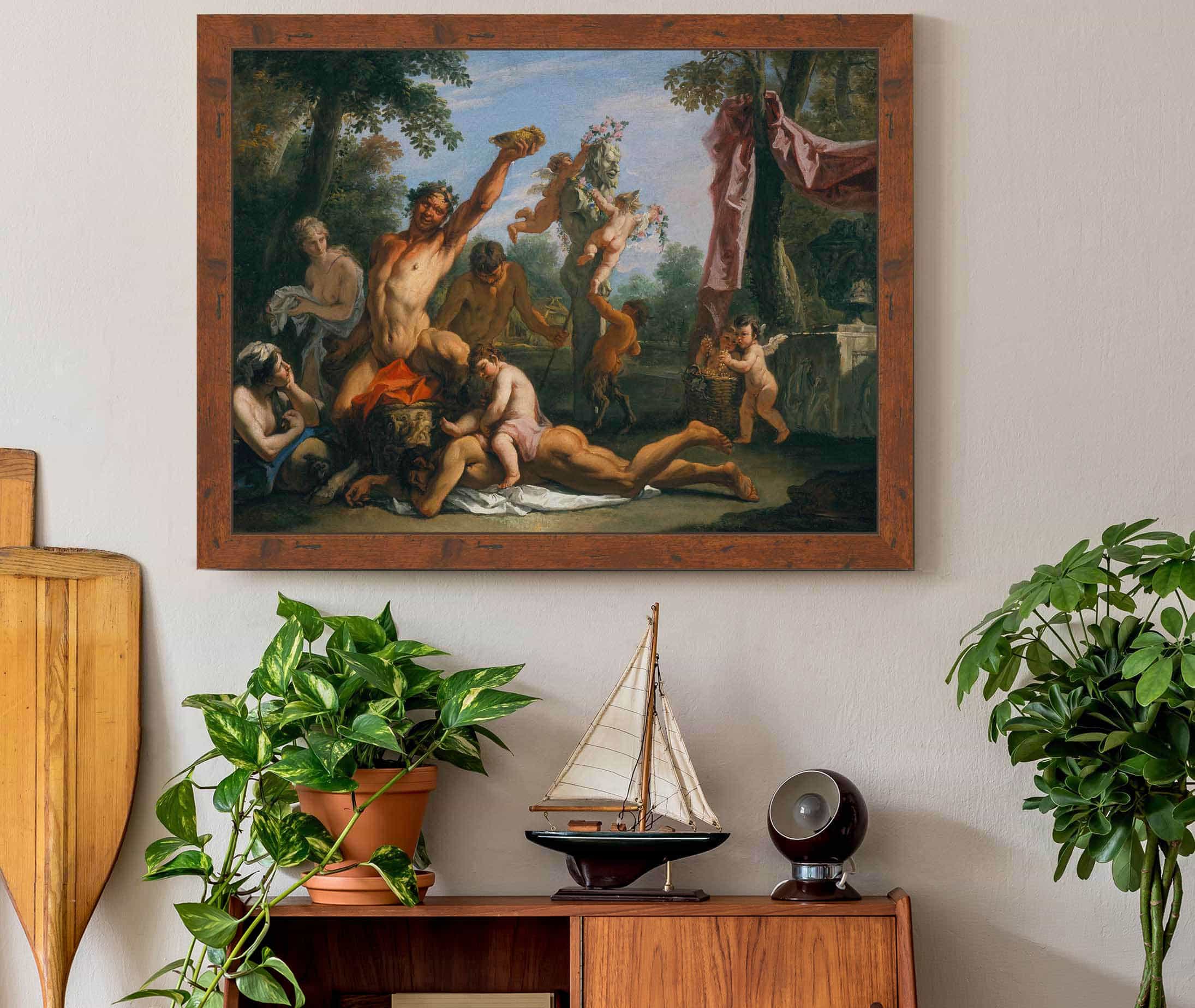 A Bacchanal by Sebastiano Ricci - Image 3
