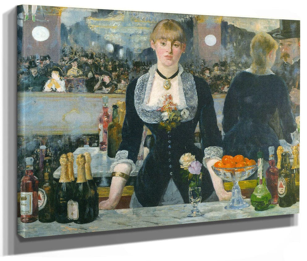 A Bar At The Folies Bergere 1882 By Edouard Manet