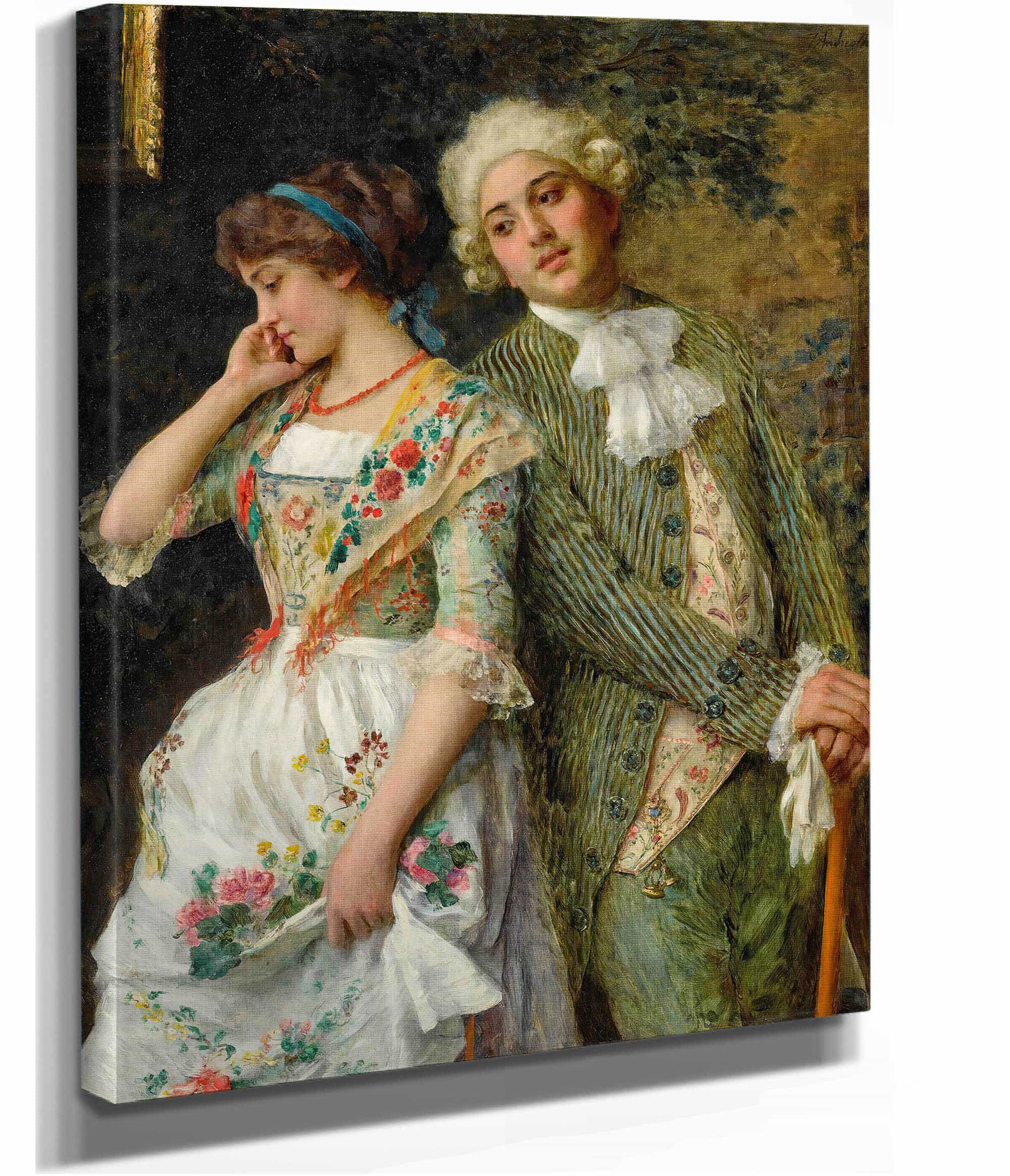 A Bashful Maiden by Federico Andreotti - Image 2