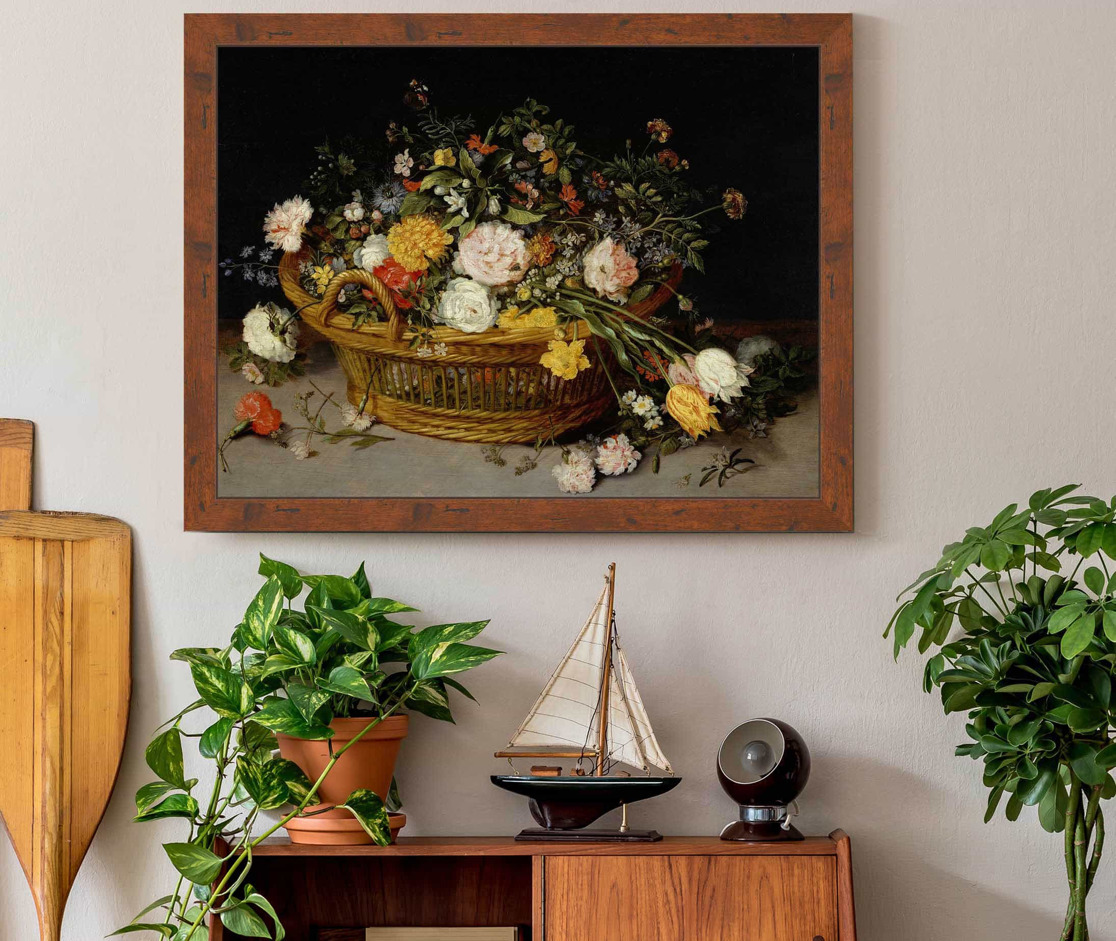 A Basket Of Flowers S by Jan Brueghel The Younger - Image 3