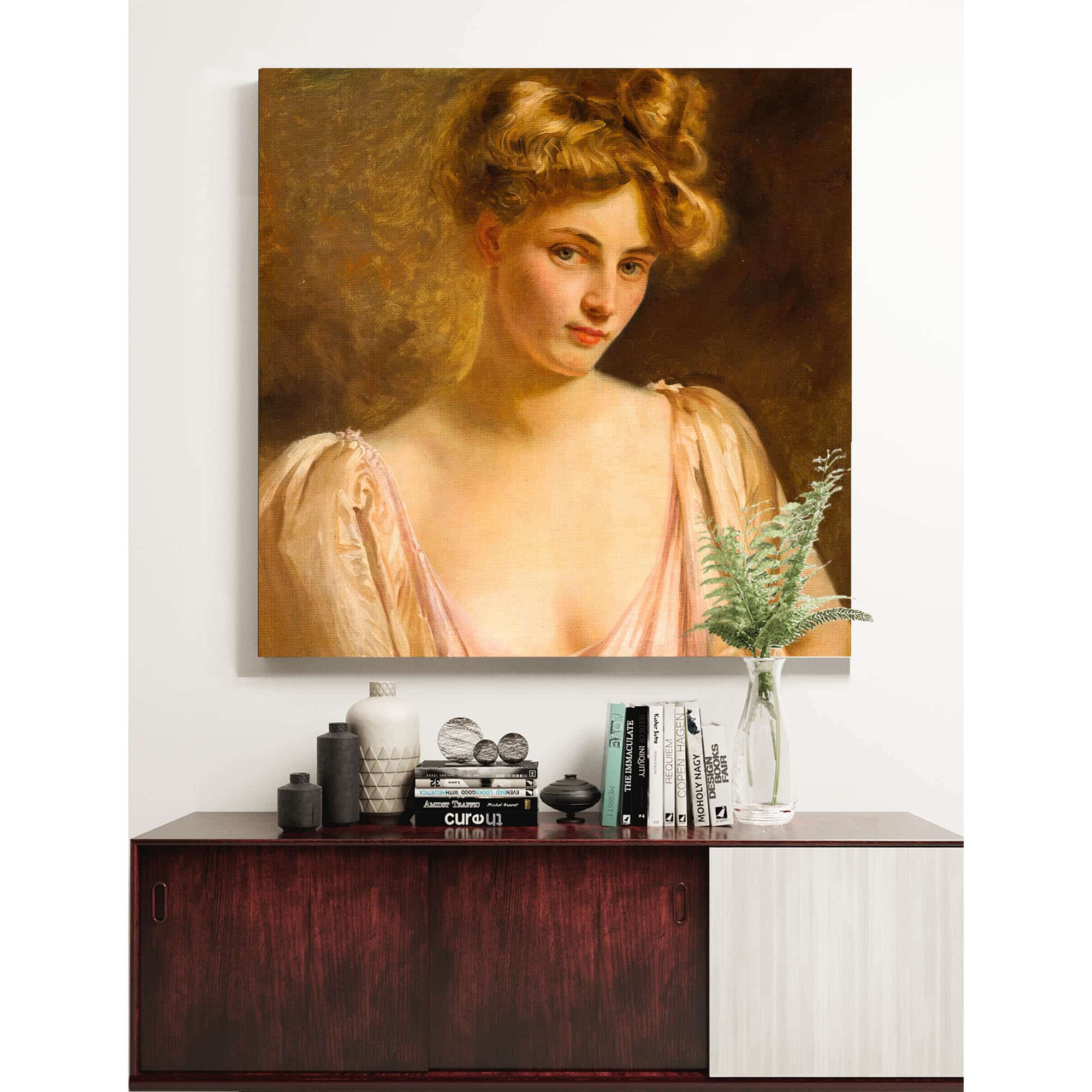 A Blonde Beauty by Gustave Jean Jacquet - Image 5