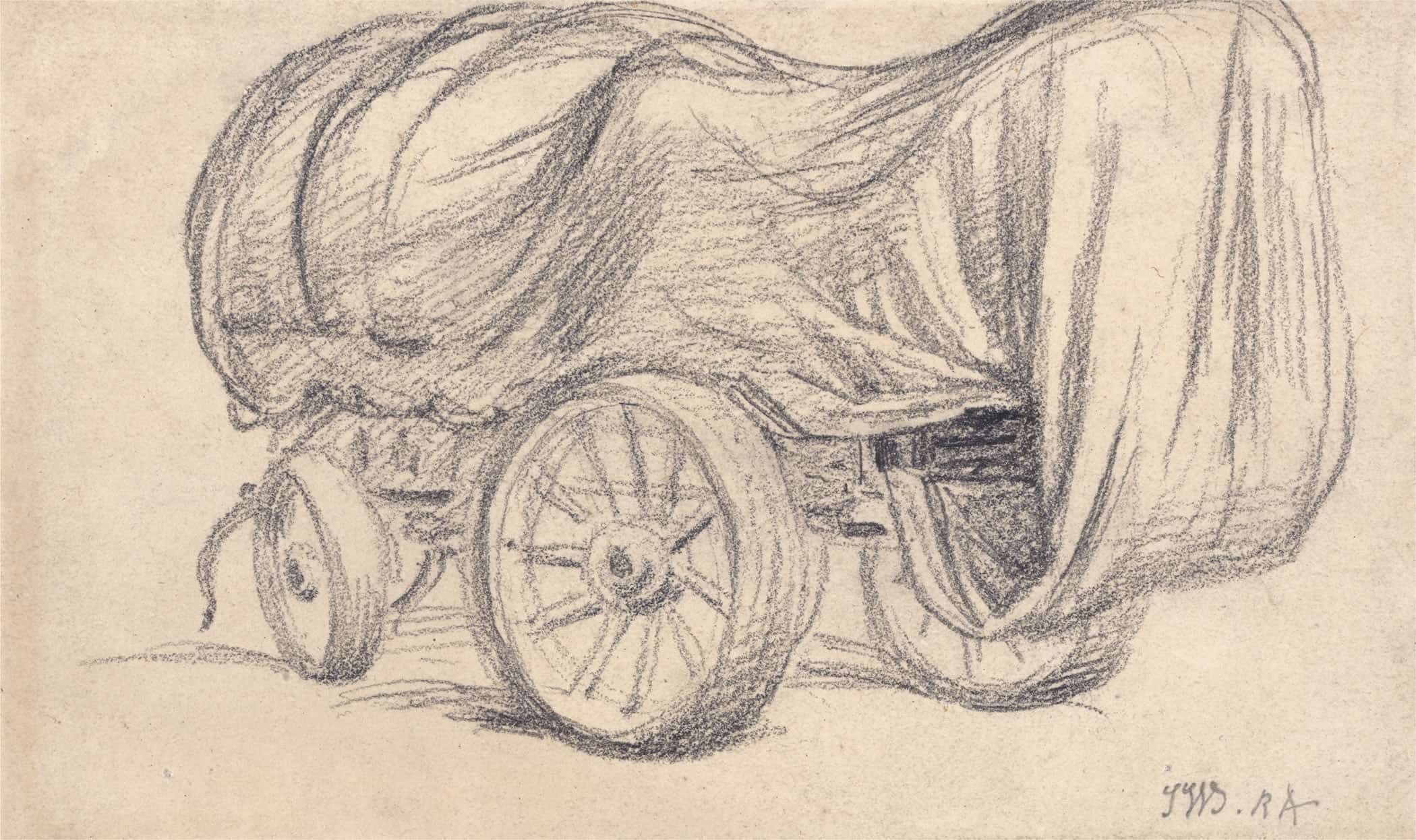 A Broad Wheeled Road Waggon by James Ward - Image 2