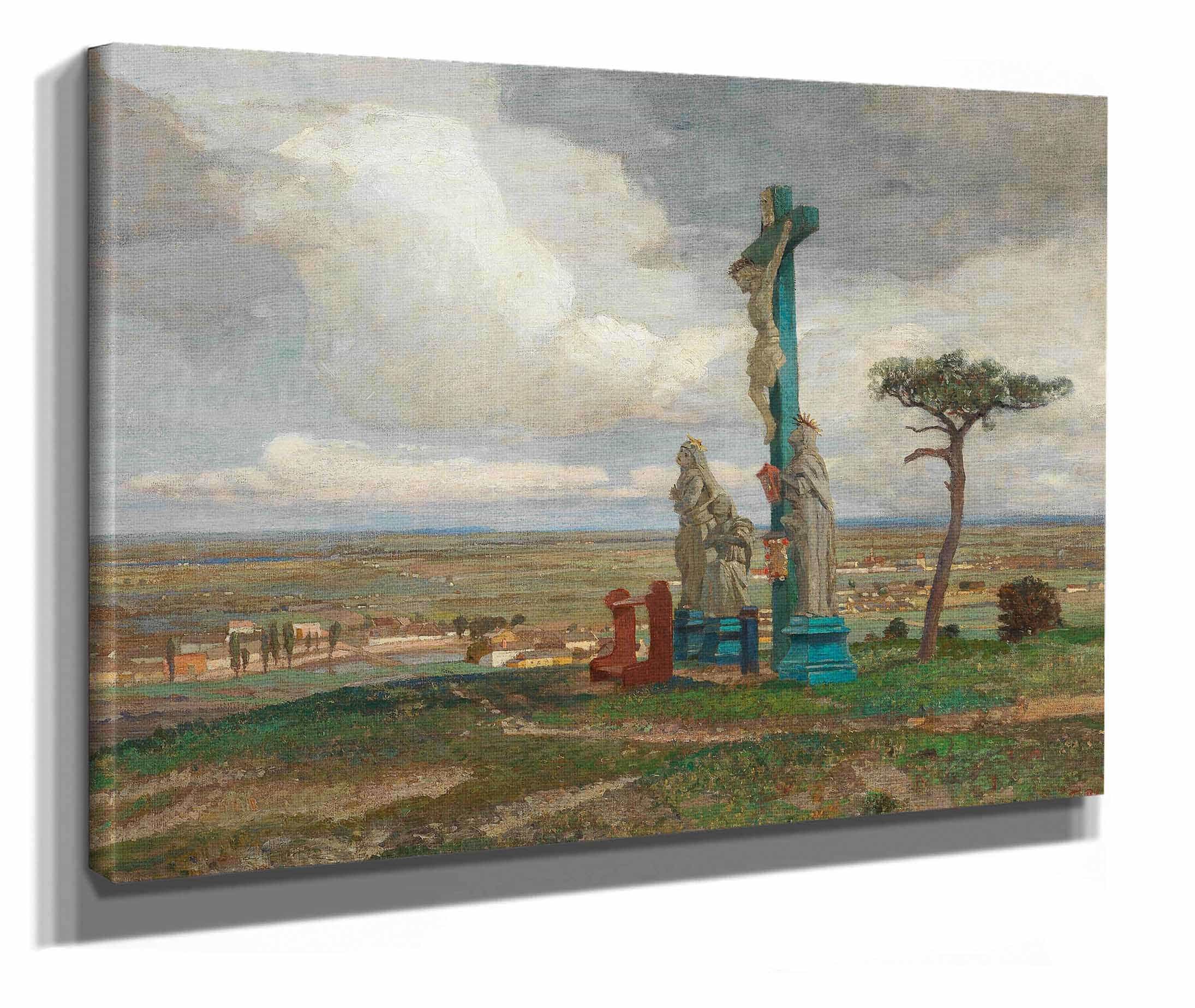 A Calvary Group On The Hochberg Near Perchtoldsdorf by Tina Blau - Image 2