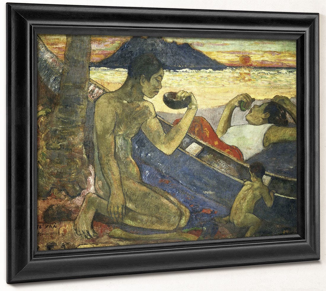 A Canoe (Tahitian Family) By Paul Gauguin - Image 6