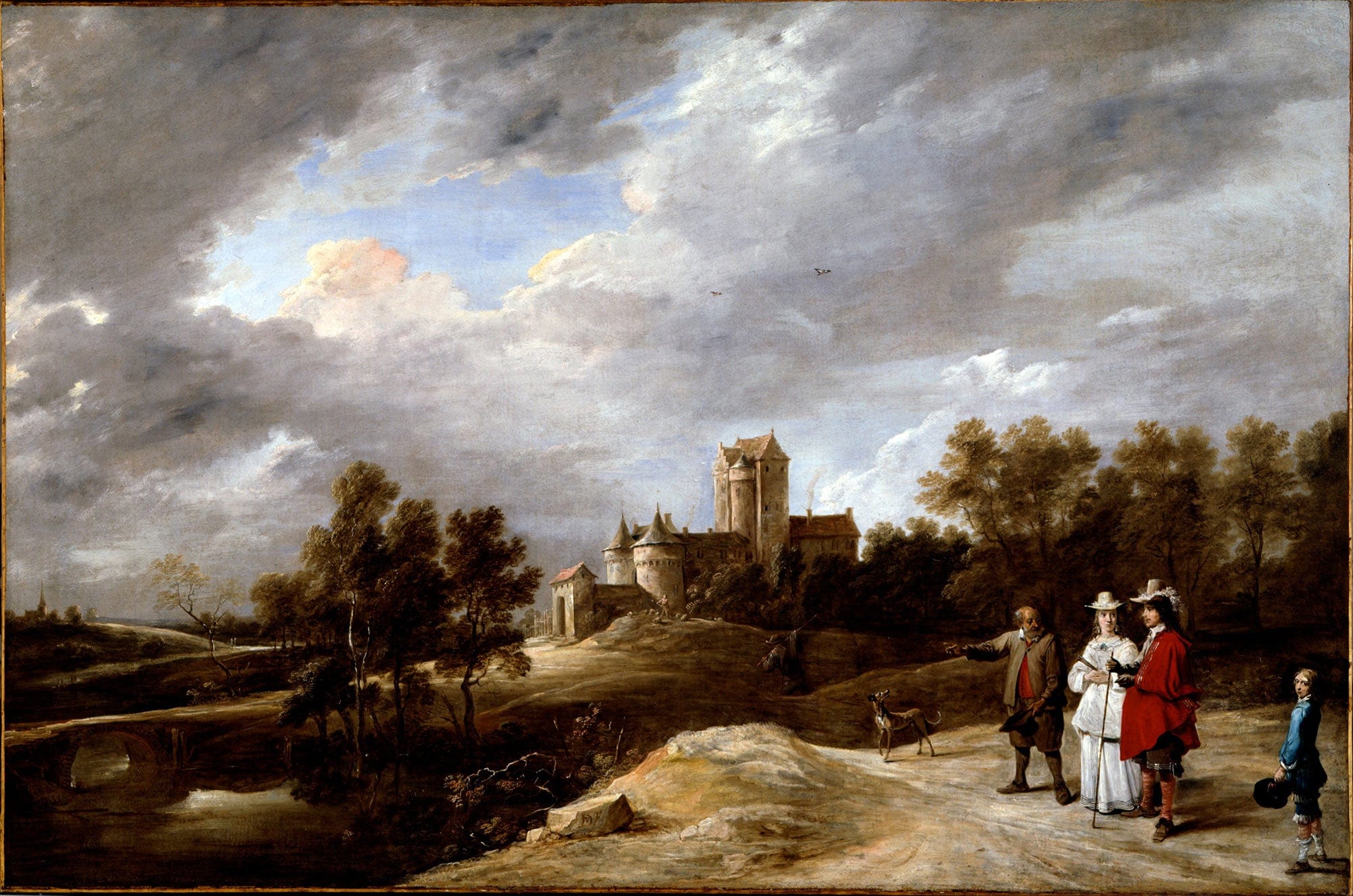 A Castle And Its Proprietors by David Teniers The Younger - Image 2