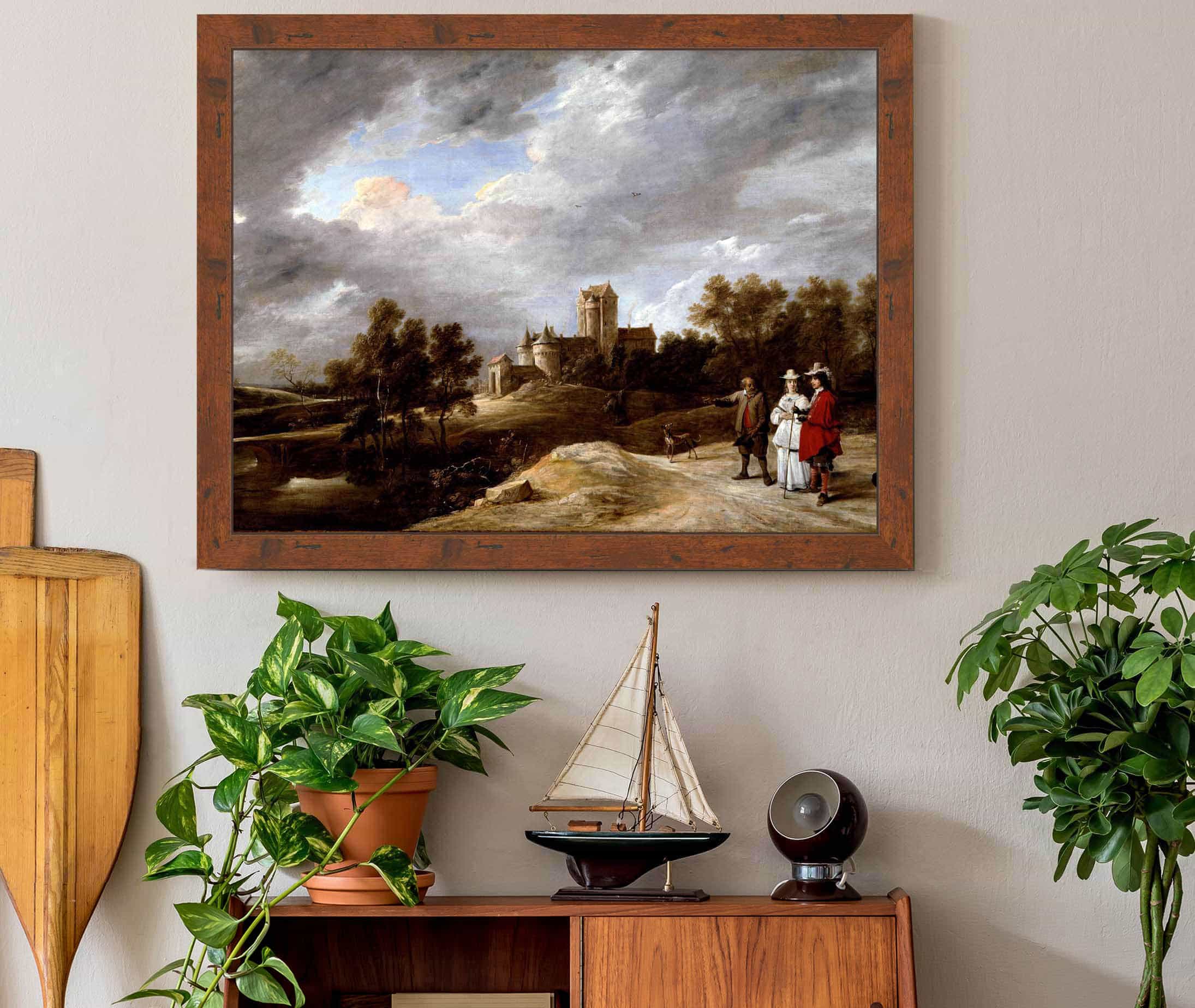 A Castle And Its Proprietors by David Teniers The Younger - Image 3