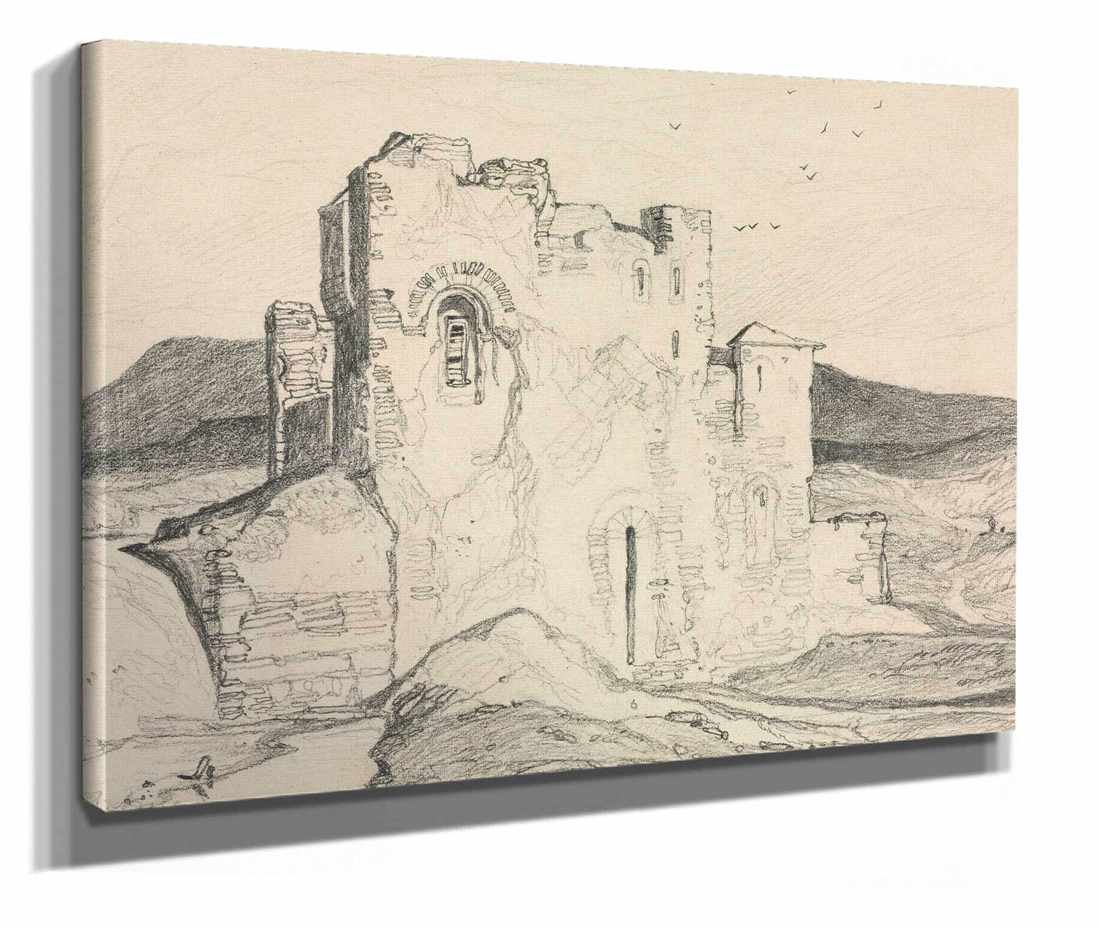A Castle In Normandy by John Sell Cotman - Image 2