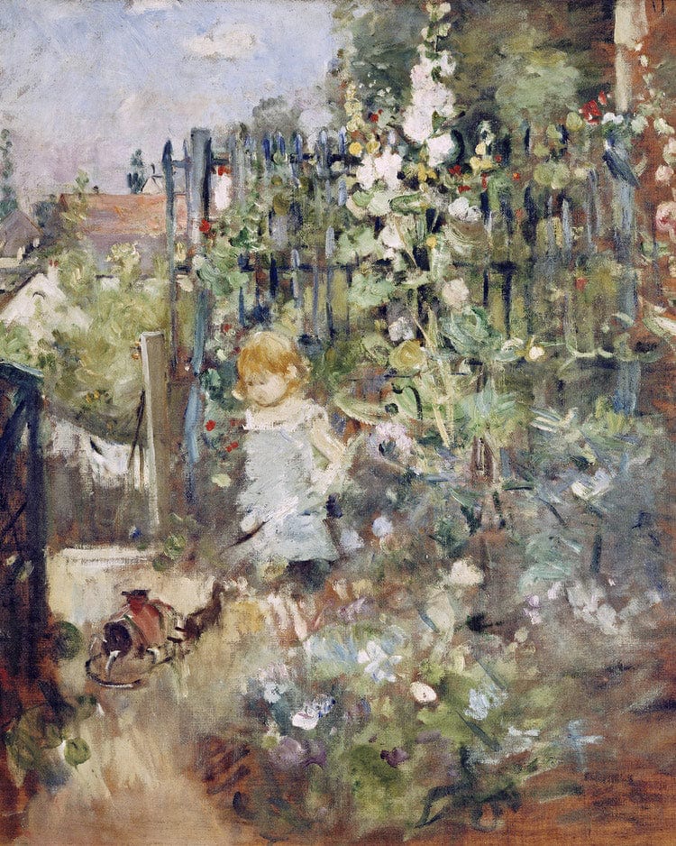 A Child In The Rosebeds By Berthe Morisot - Image 6