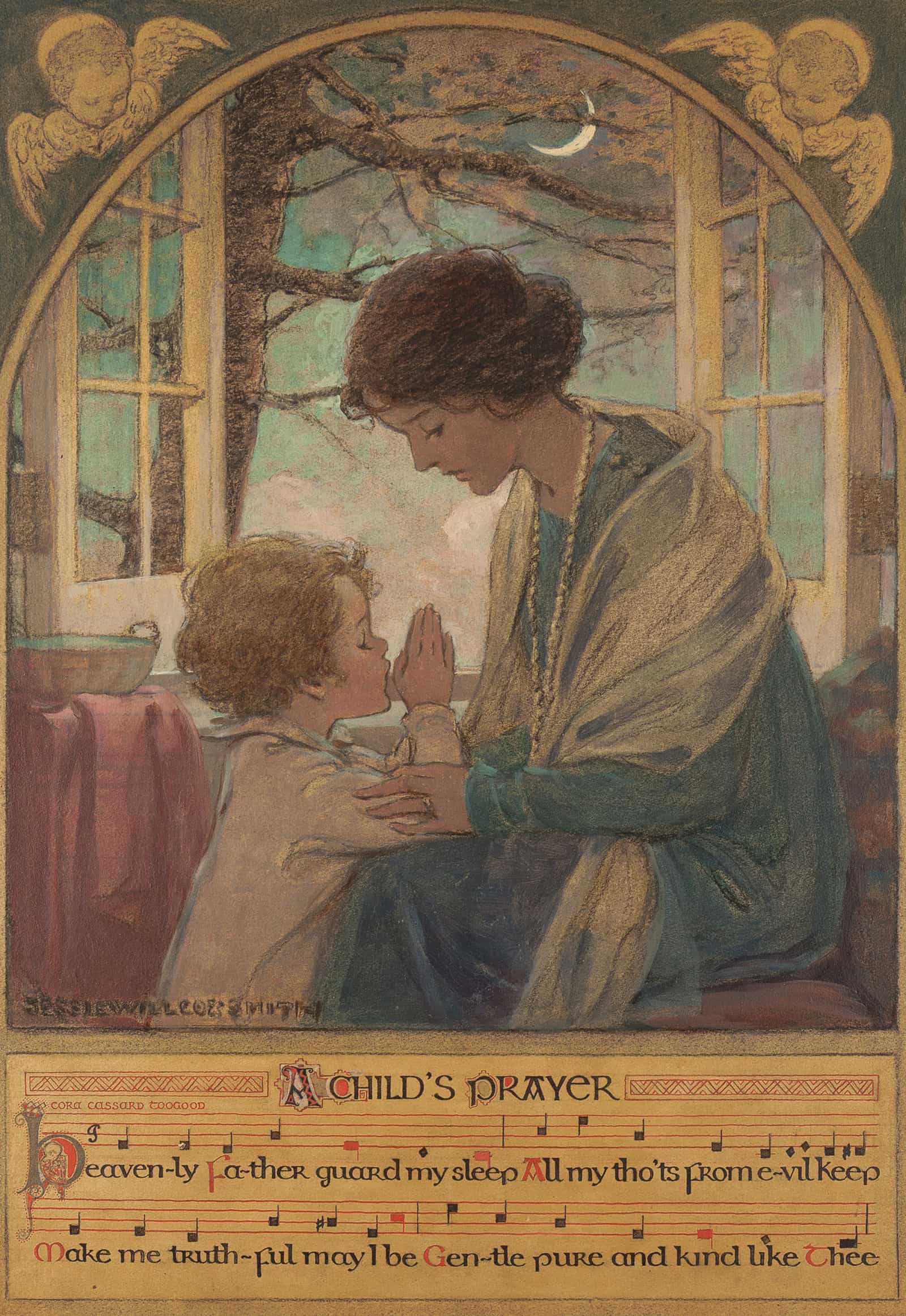 A Childs Prayer by Jessie Willcox Smith - Image 2