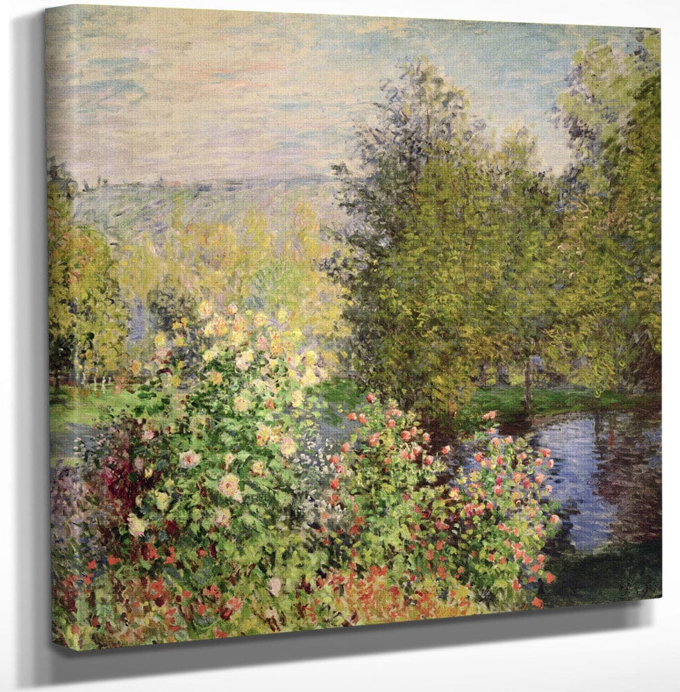 A Corner Of The Garden At Montgeron By Claude Monet