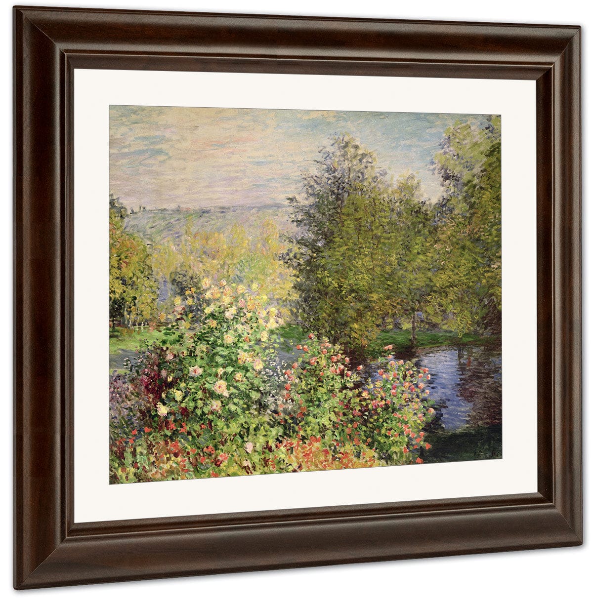 A Corner Of The Garden At Montgeron By Claude Monet - Image 3
