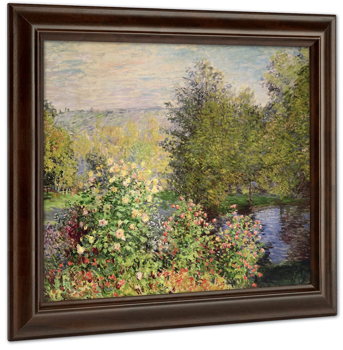 A Corner Of The Garden At Montgeron By Claude Monet - Image 4