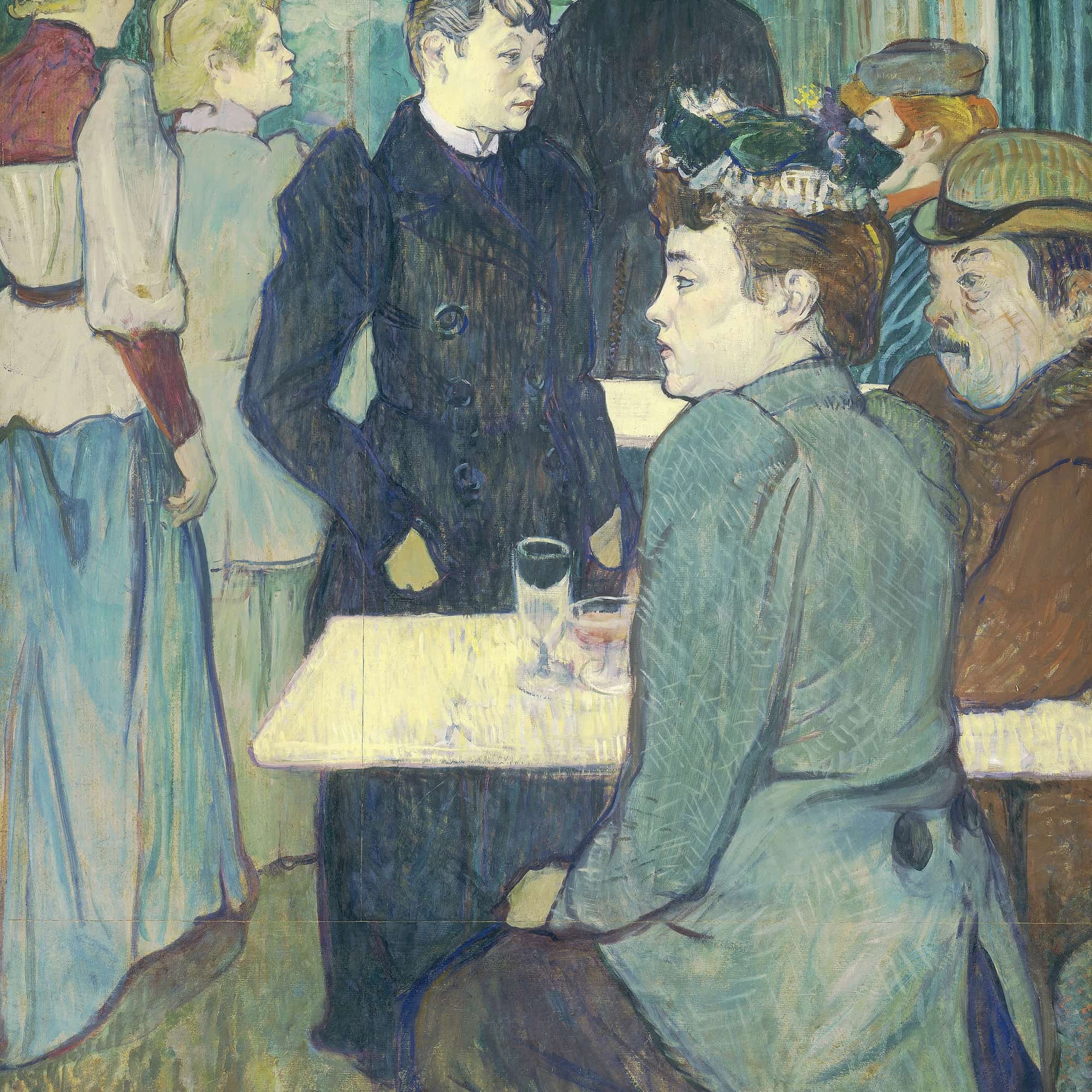 A Corner Of The Moulin De La Galette by Henri De Toulouse Lautrec - Image 4