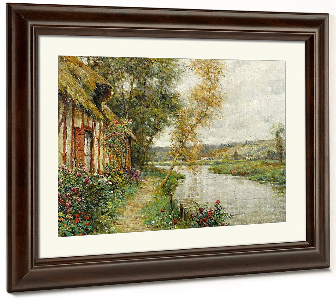 A Cottage By A River, Normandy By Louis Aston Knight - Image 3