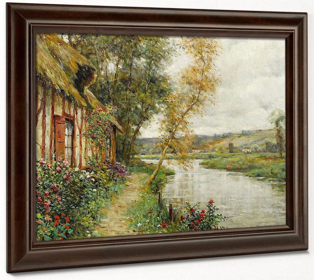 A Cottage By A River, Normandy By Louis Aston Knight - Image 4