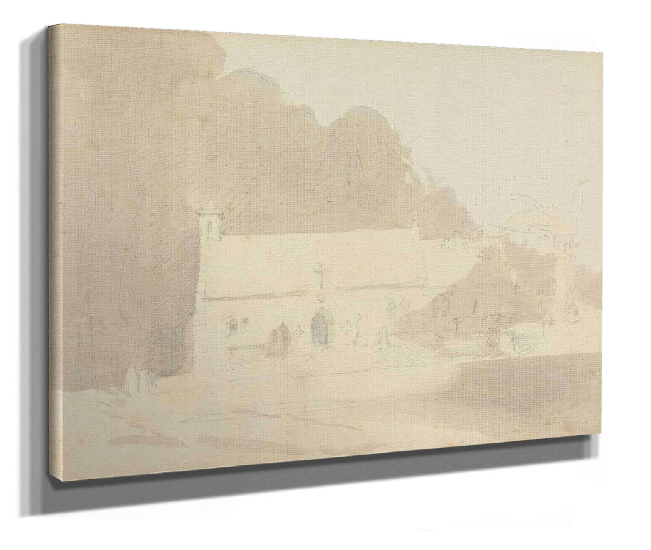 A Country Church by David Roberts - Image 2
