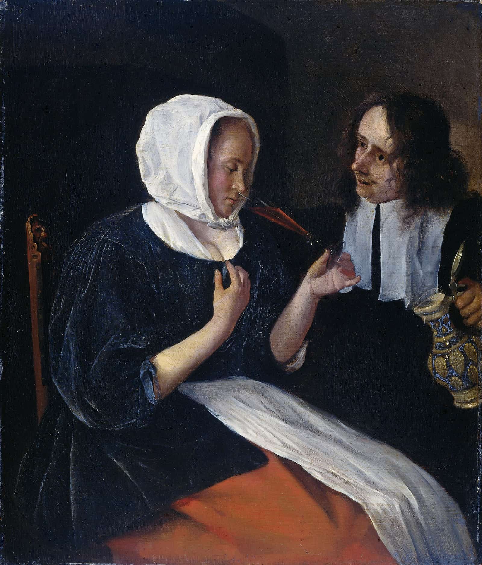 A Couple Drinking by Jan Steen