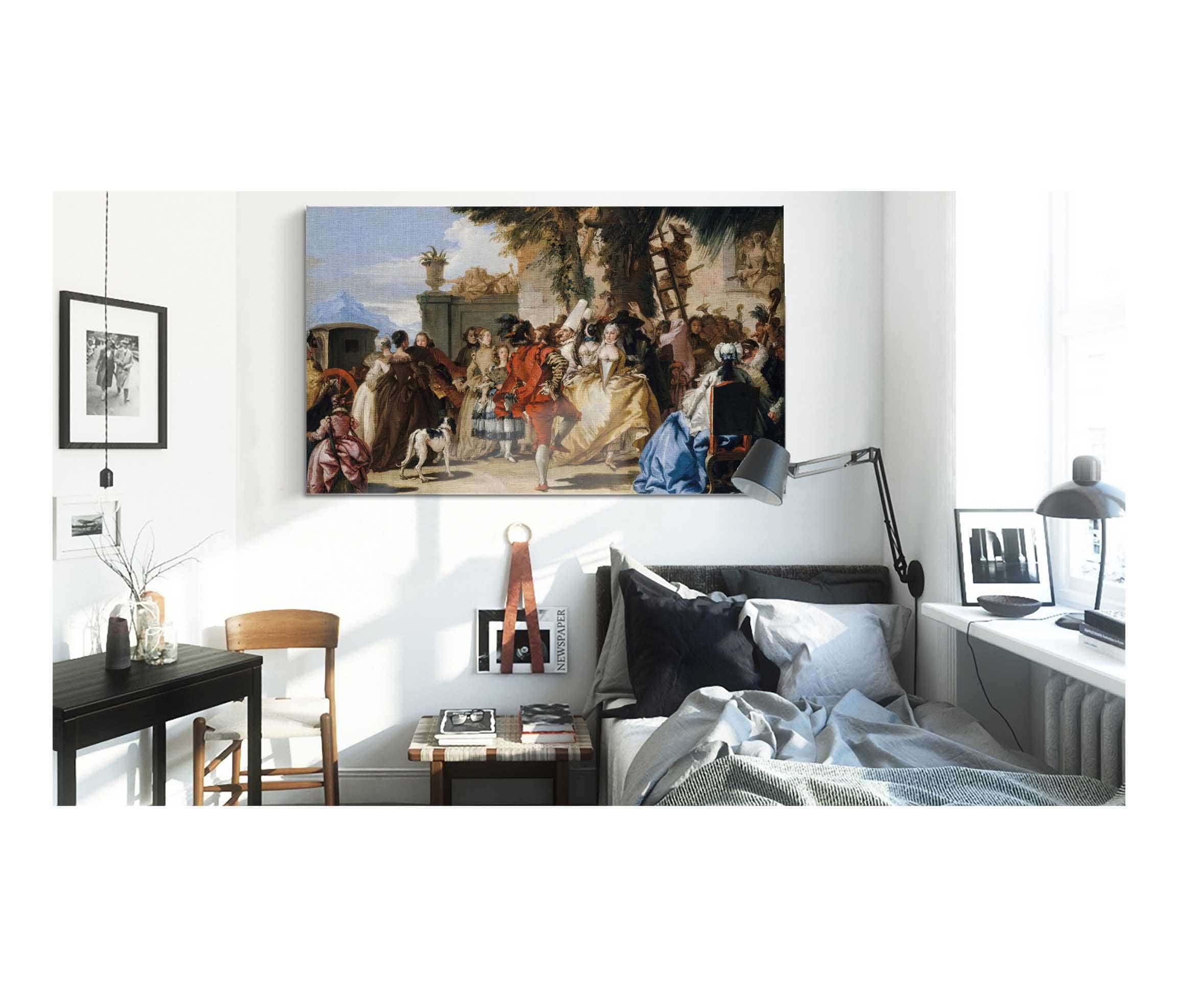 A Dance In The Country by Giovanni Domenico Tiepolo - Image 3