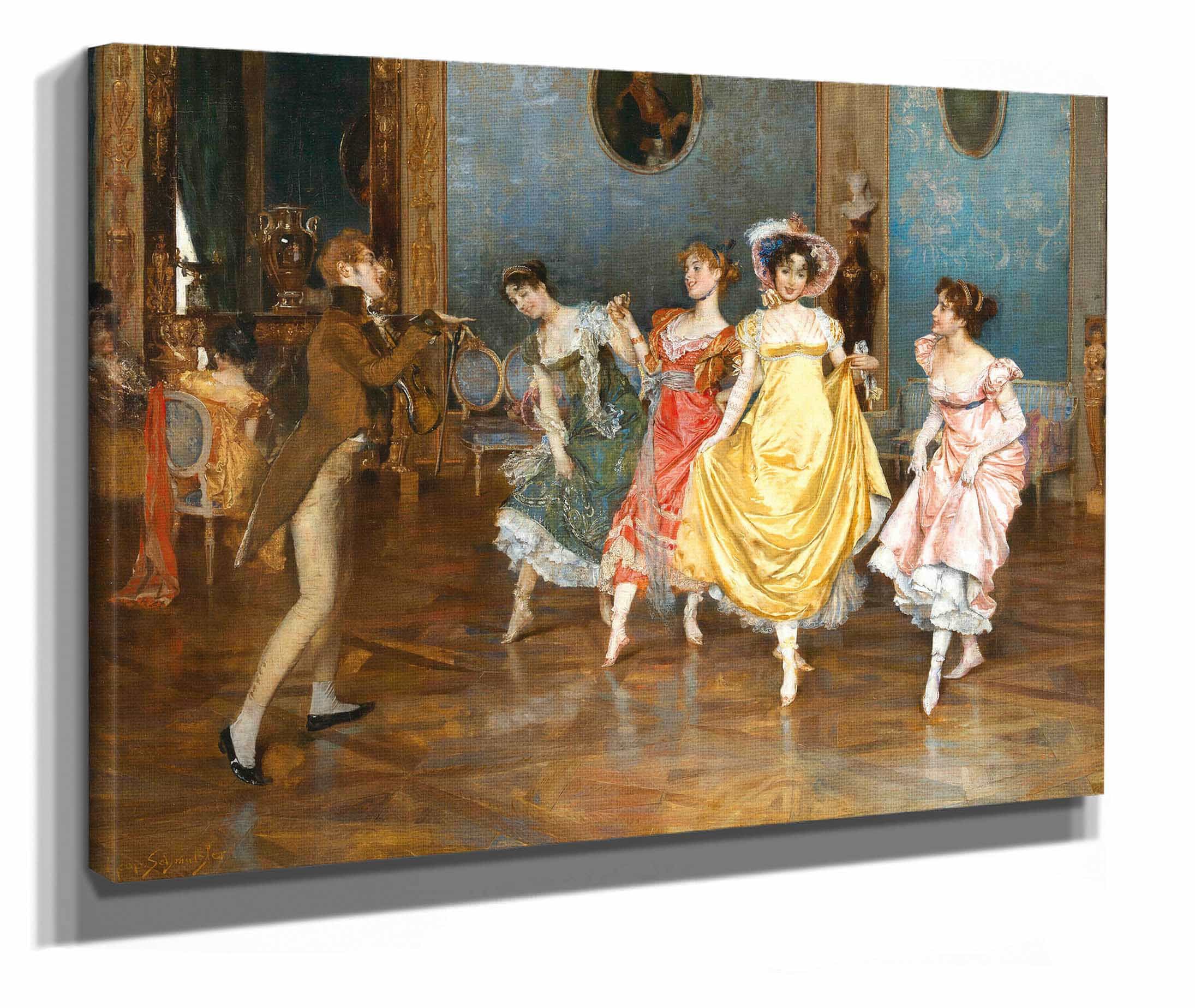 A Dance Rehearsal by Leopold Schmutzler - Image 2