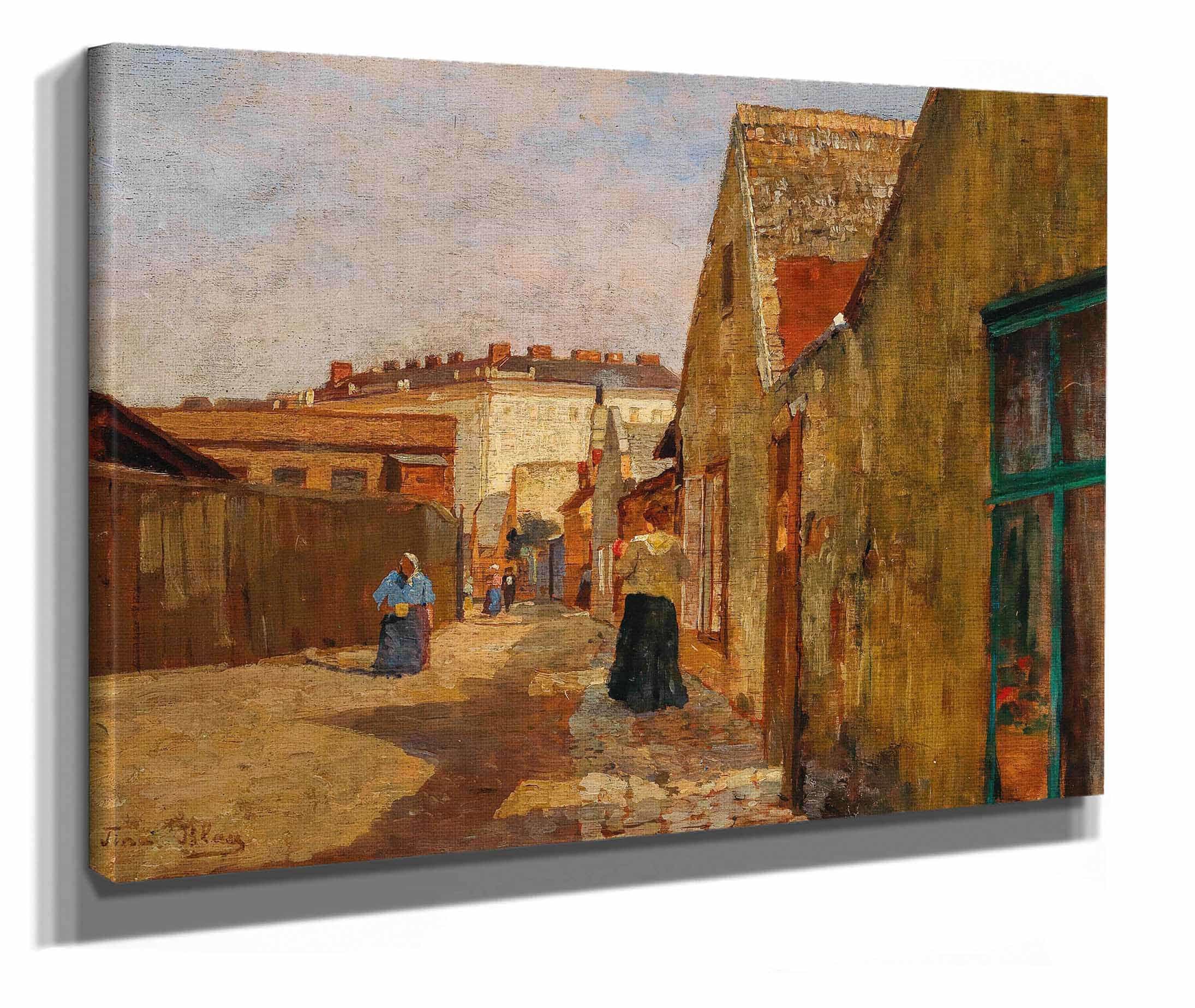 A Dead End Street In Vienna Erdberg by Tina Blau - Image 2