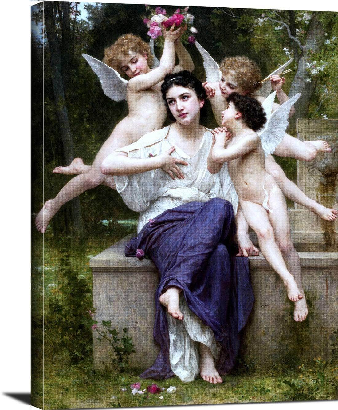 A Dream Of Spring Painting William-Adolphe Bouguereau Canvas Art - Image 3