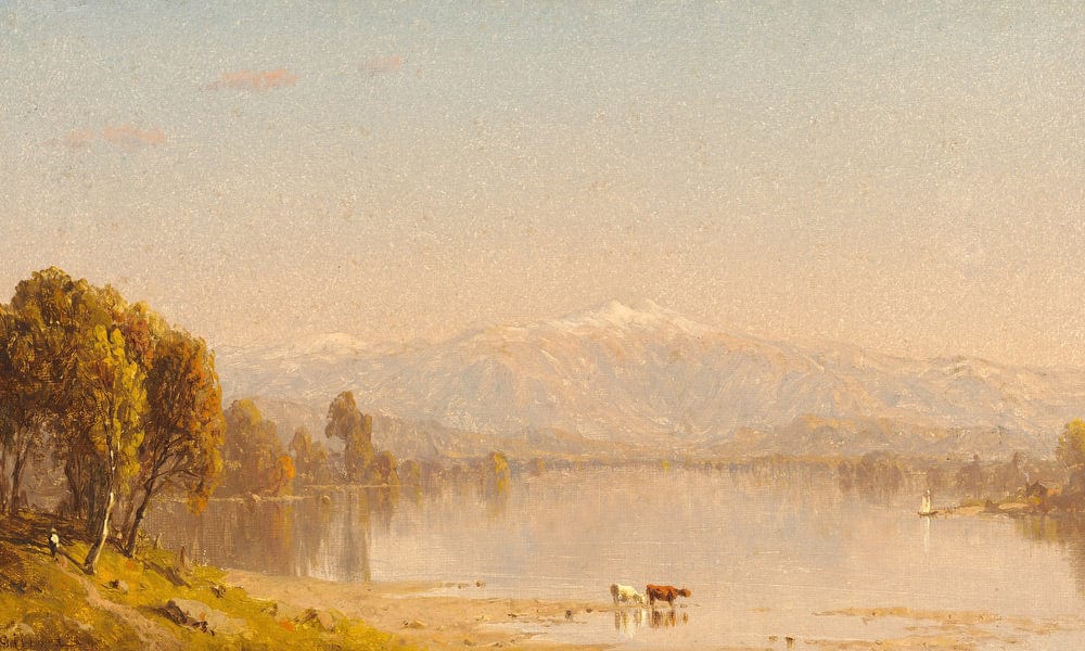 A Dreamy Day In New England By Sanford Robinson Gifford - Image 7