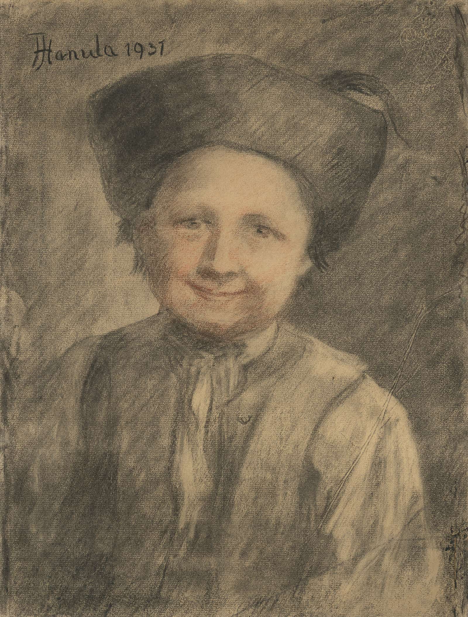 A Farm Boys Study by Jozef Hanula - Image 2