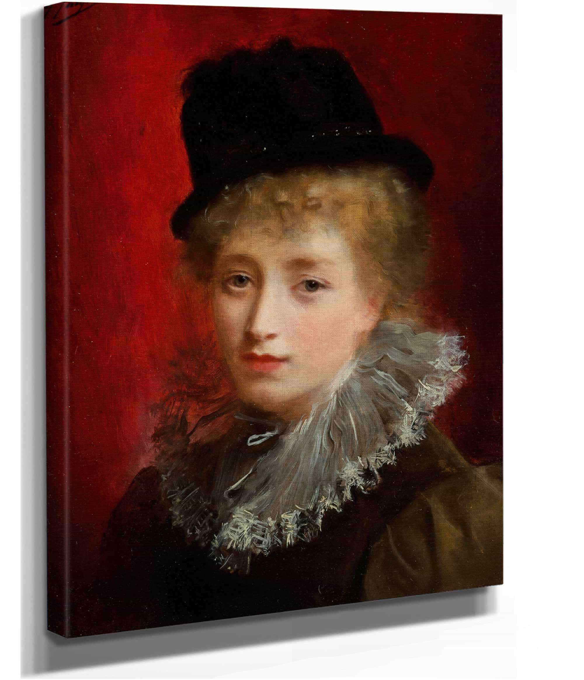 A Fashionable Beauty by Gustave Jean Jacquet - Image 2