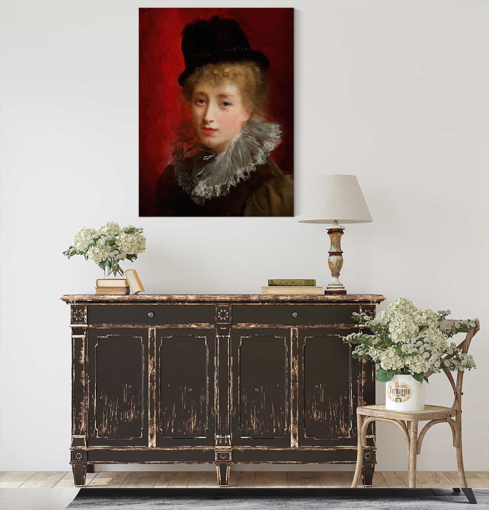 A Fashionable Beauty by Gustave Jean Jacquet - Image 4