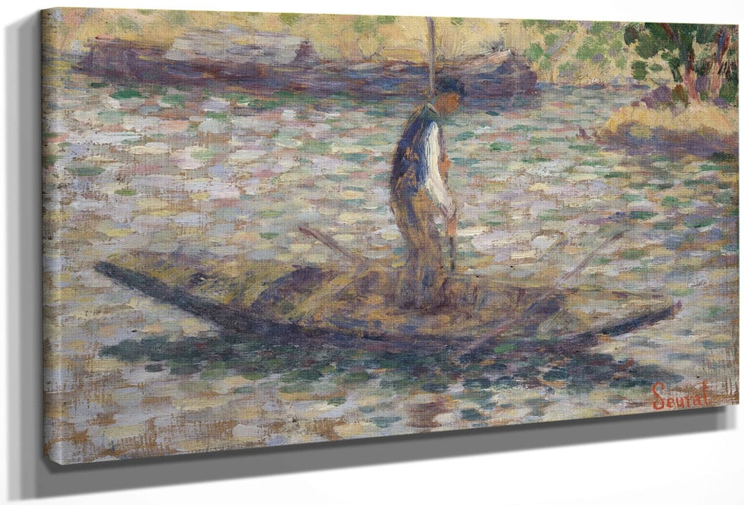 A Fisherman By Georges Pierre Seurat