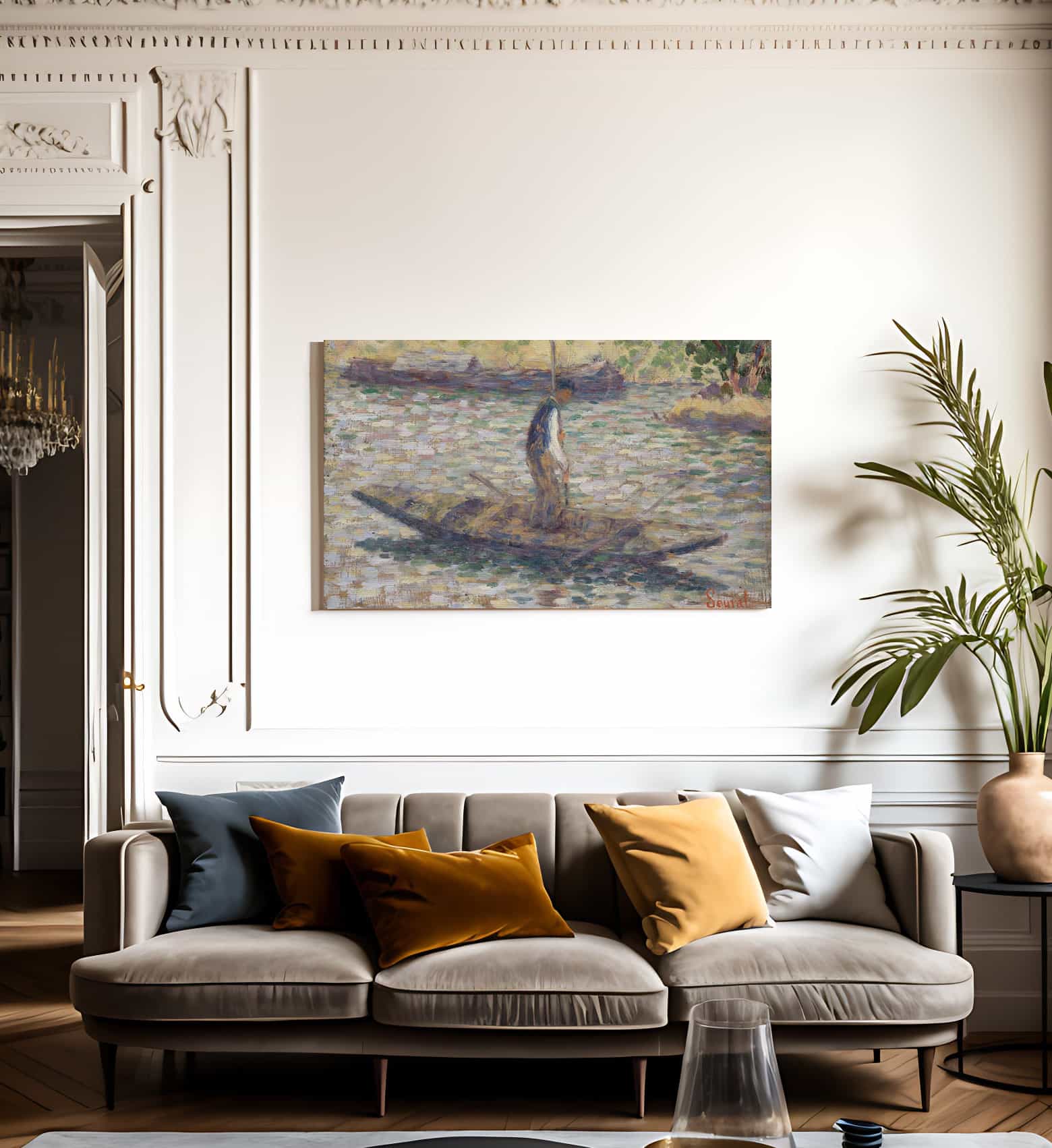 A Fisherman By Georges Pierre Seurat - Image 3