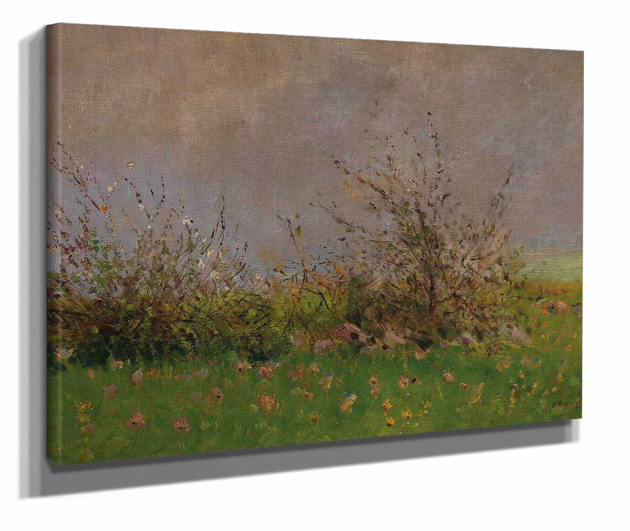 A Flower Meadow by Ladislav Mednyanszky - Image 2