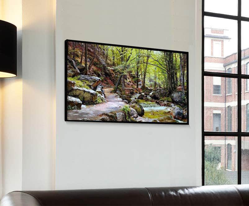 A Forest Near Ilsenburg In The Harz Painting Peder Monsted Canvas Art - Image 4