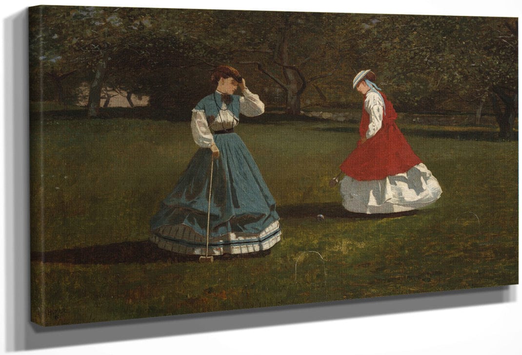 A Game Of Croquet By Winslow Homer
