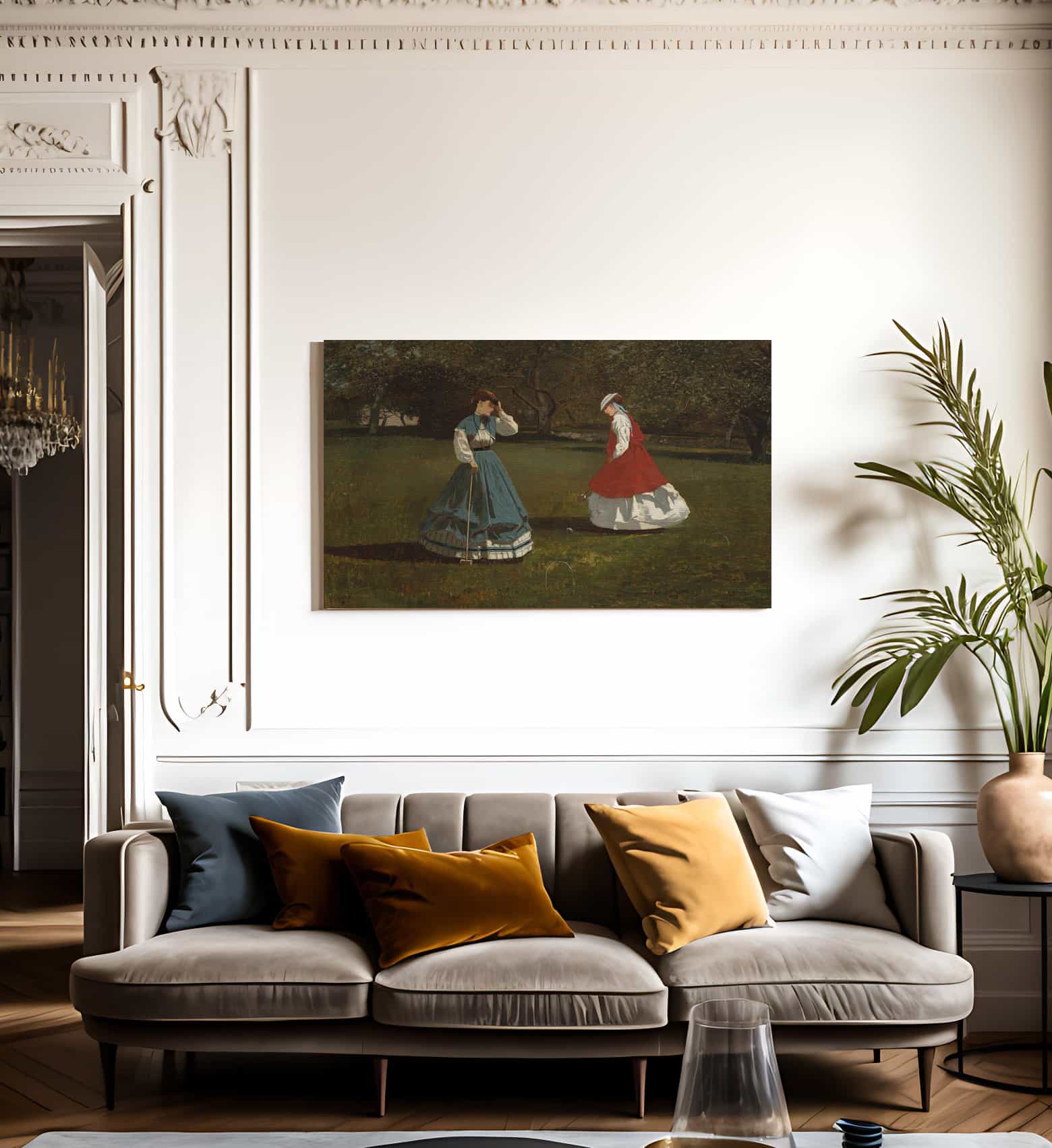 A Game Of Croquet By Winslow Homer - Image 3