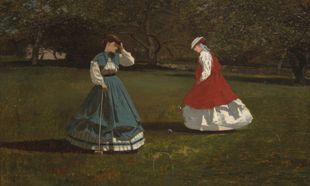 A Game Of Croquet By Winslow Homer - Image 7