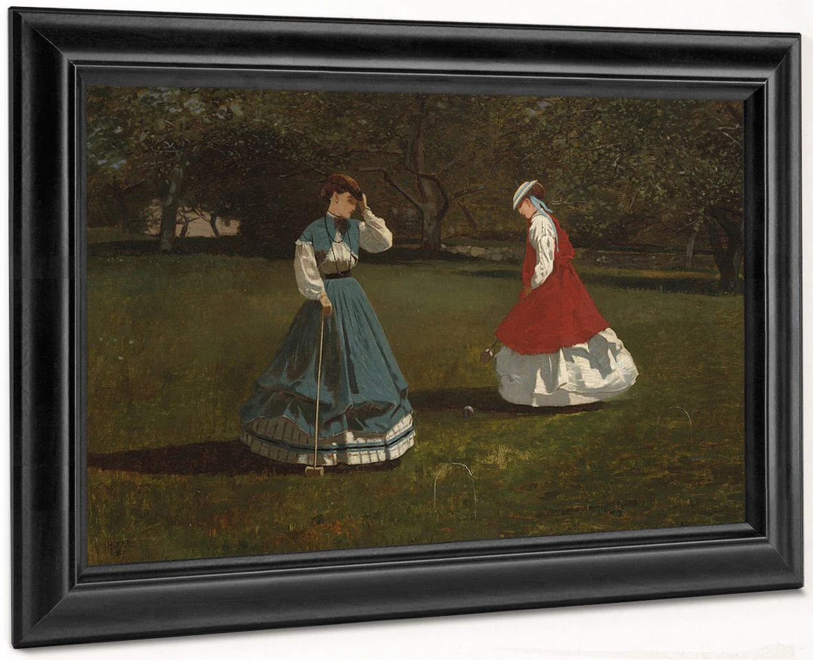A Game Of Croquet By Winslow Homer - Image 8