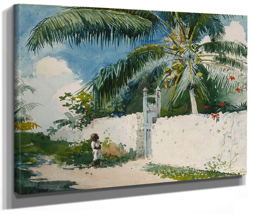 A Garden In Nassau By Winslow Homer