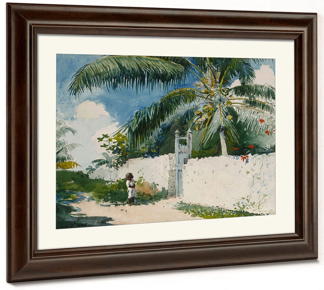 A Garden In Nassau By Winslow Homer - Image 5
