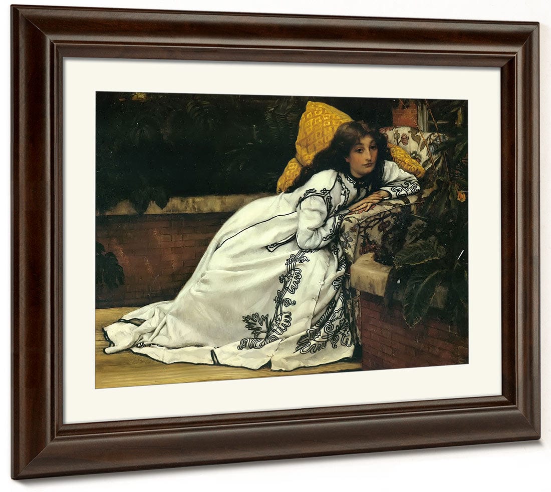 A Girl In An Armchair By James Tissot - Image 5