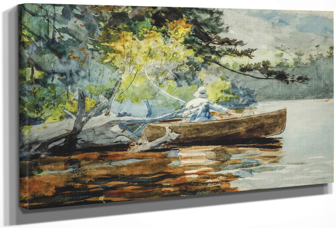 A Good One, Adirondacks By Winslow Homer