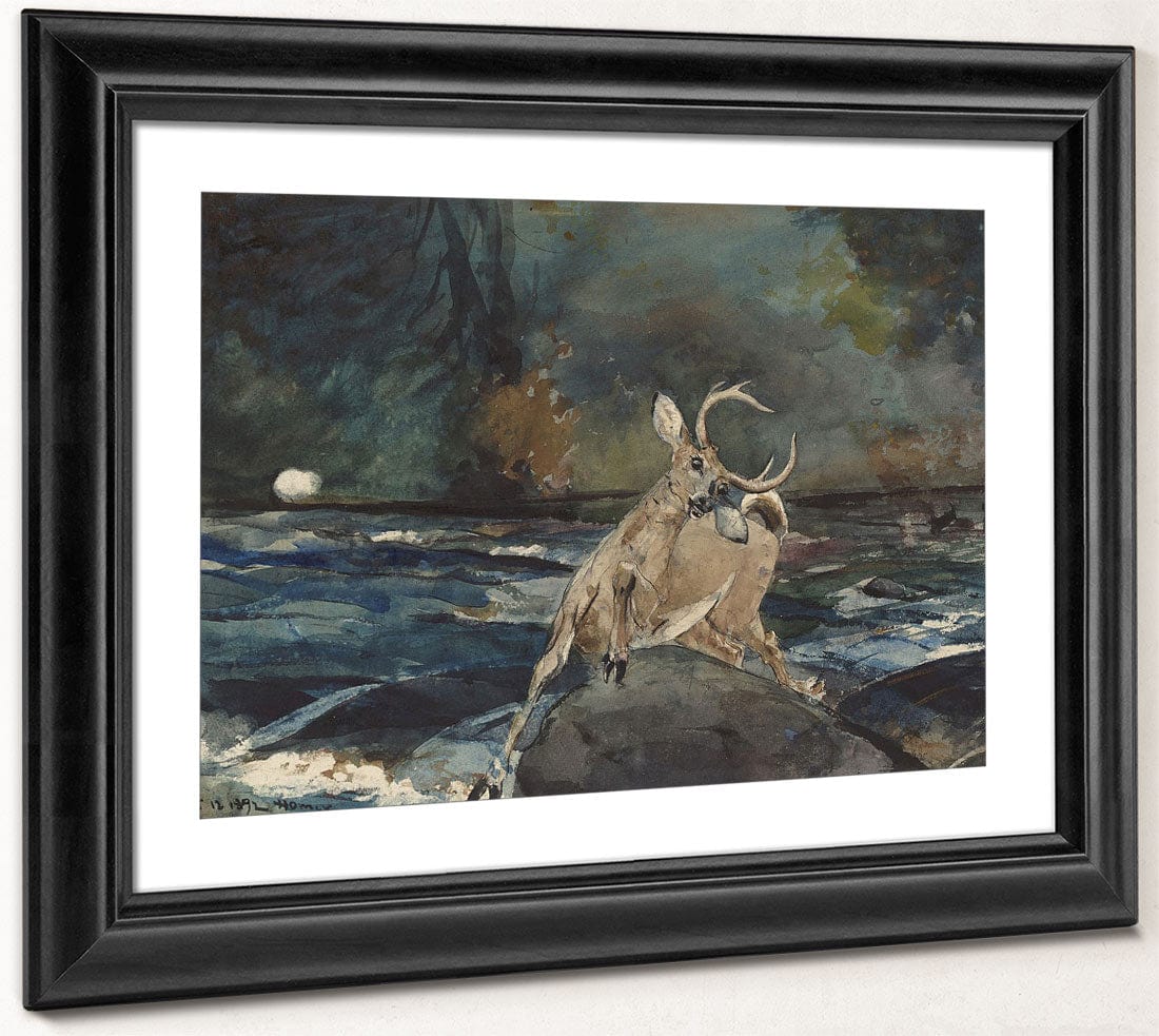 A Good Shot, Adirondacks By Winslow Homer - Image 2