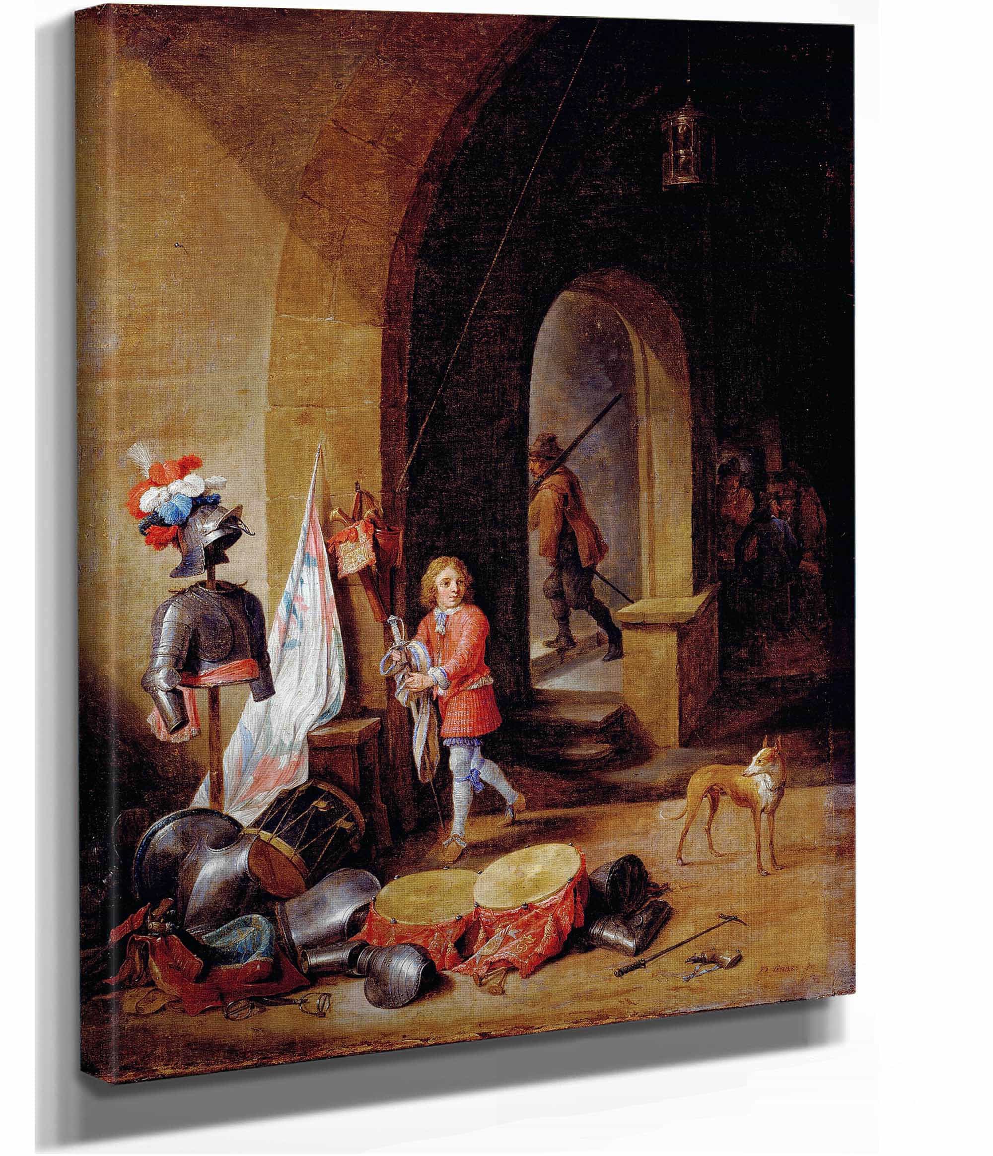 A Guard Room by David Teniers The Younger - Image 2
