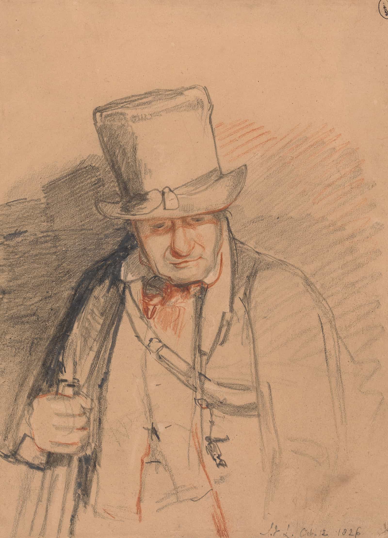 A Head Keeper Windsor Castle by John Frederick Lewis - Image 2