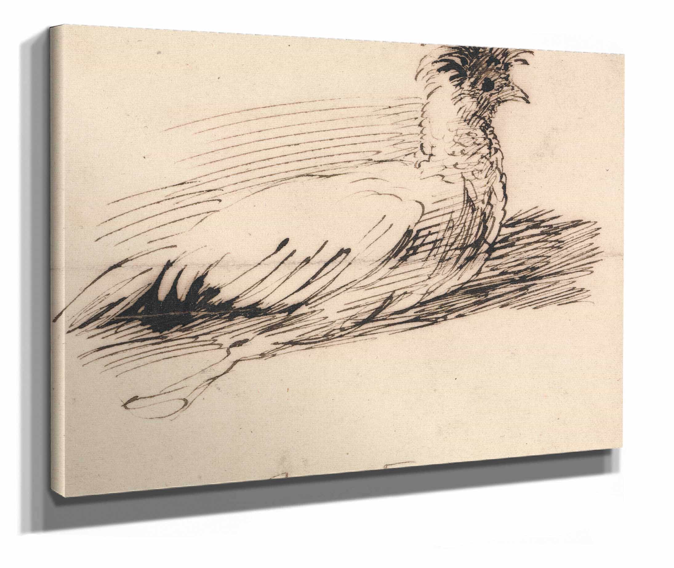 A Hen by John Linnell - Image 2